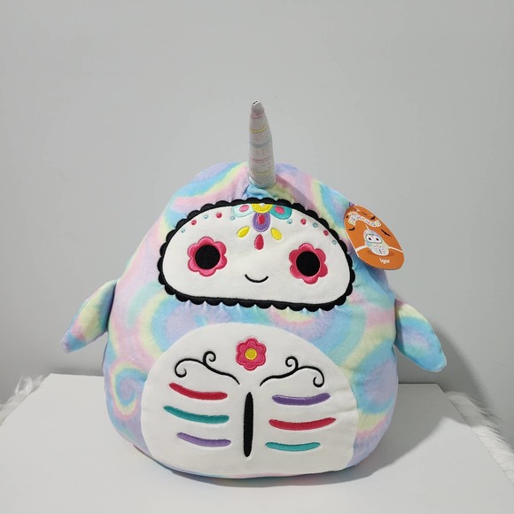Squishmallows 12" Igor the Narwhal Day of the Dead 2022 Limited Edition - Picture 1 of 4